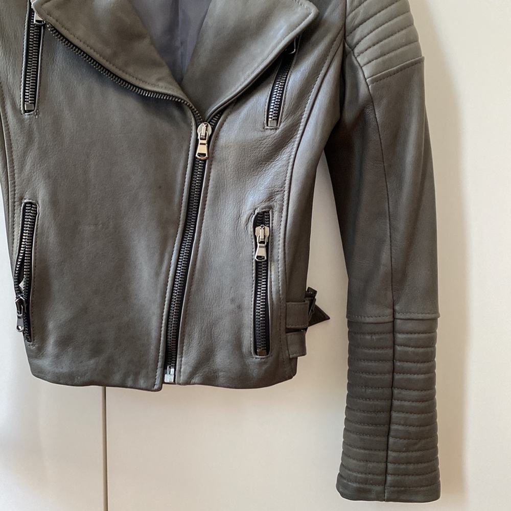 Massimo Leather Jacket - image 3